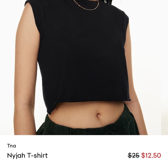 TNA Tops - Tna Black Nyjah T-shirt